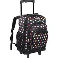 Everest Everest 9045WH-POLKA DOT Wheeled Backpack with Pattern - Polka Dots 9045WH-POLKA DOT